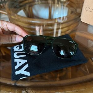 Quay Australia Green Sunglasses